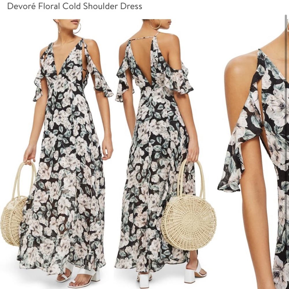 Topshop Floral Dress